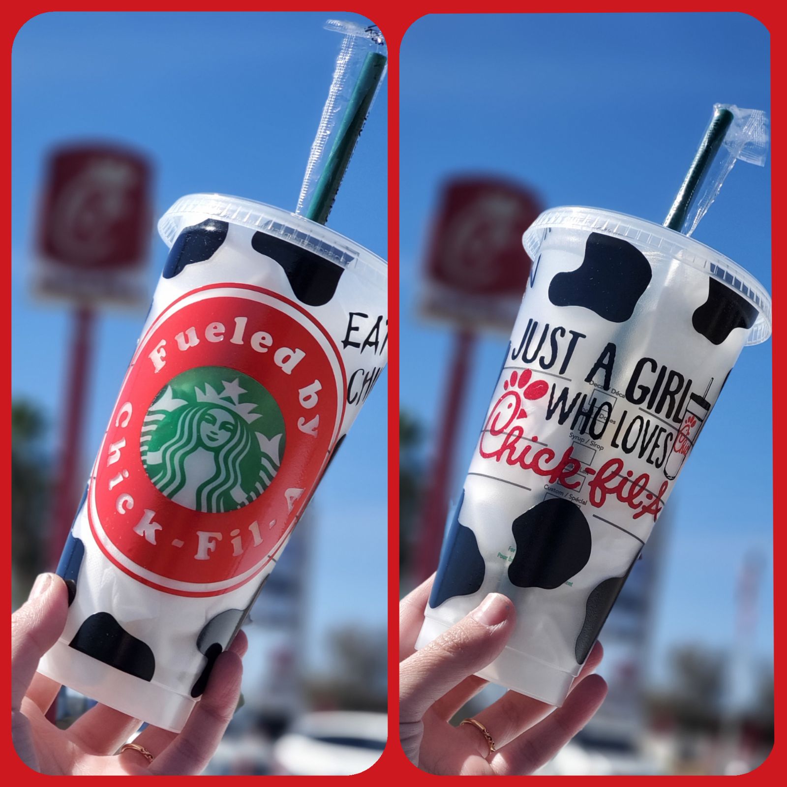 Custom Chick-fil-A Starbucks Cup