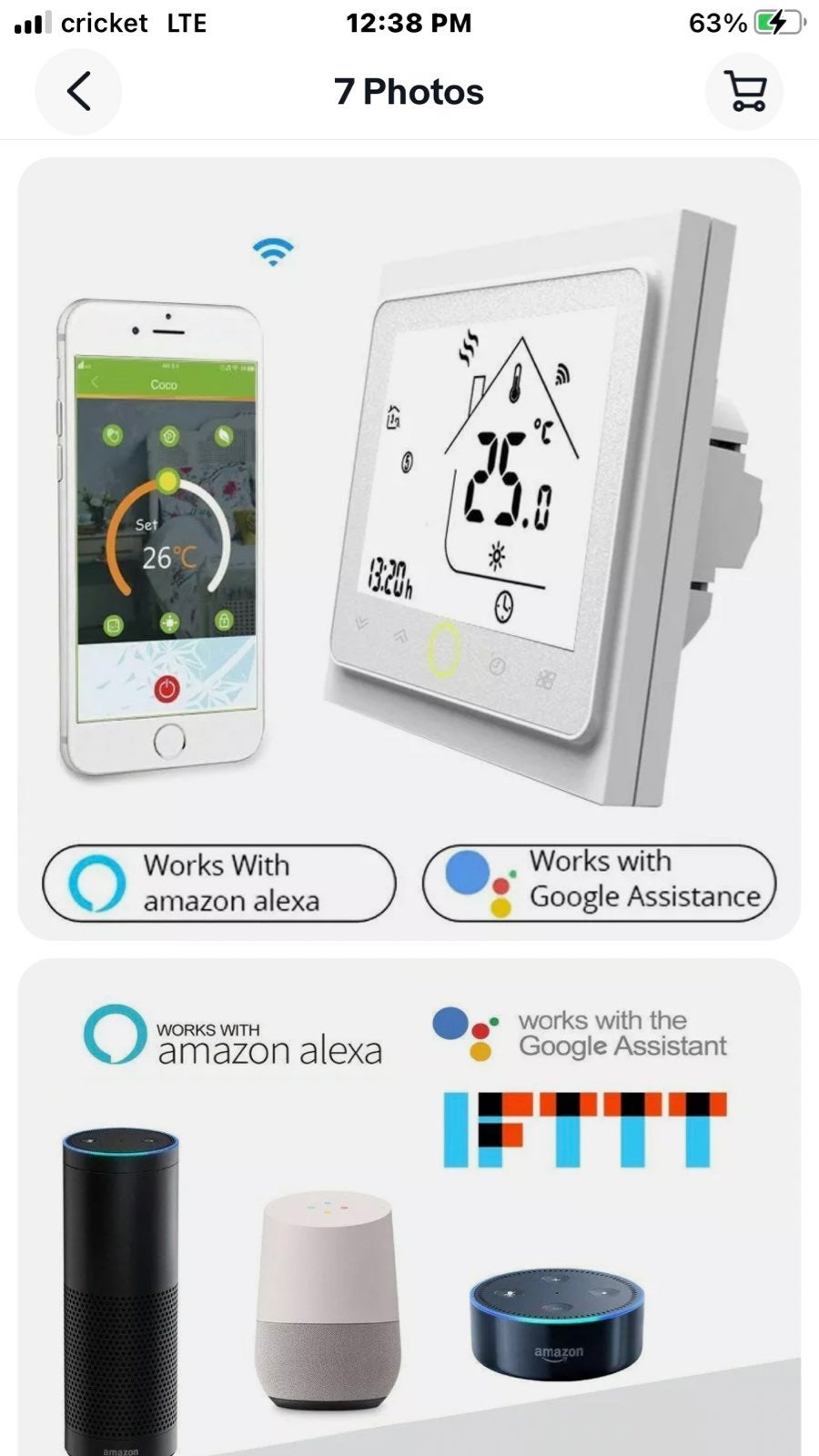 Wifi Smart Thermostat Controller For Water/electric Floor Heating Water Boiler
