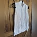 WHBM Pale Pink Sleeveless Embellished Cable Knit Mock Neck Sweater