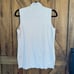 WHBM Pale Pink Sleeveless Embellished Cable Knit Mock Neck Sweater