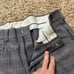 Vintage 70s Kings Road Sears Plaid Flare Boot Cut Disco Pants 34x32