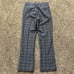 Vintage 70s Kings Road Sears Plaid Flare Boot Cut Disco Pants 34x32