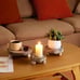 NEW 3PCS Wood Risers for Decor Mini Wooden Stool Display Stand with Removable