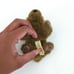 Folkmanis Mini Grizzly Bear Brown Finger Puppet Polyester 5.5 Retired RARE