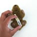 Folkmanis Mini Grizzly Bear Brown Finger Puppet Polyester 5.5 Retired RARE