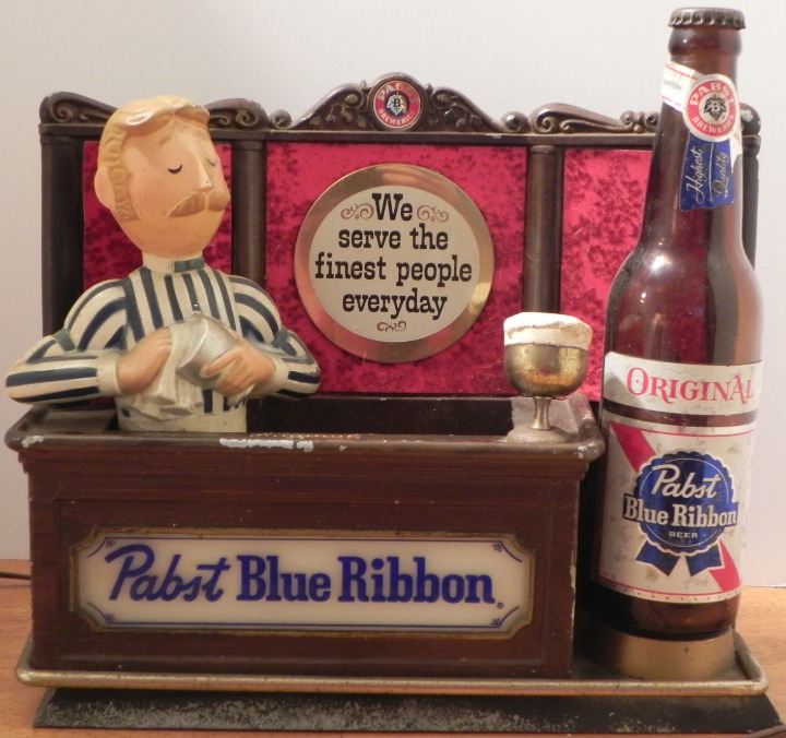 PABST BLUE RIBBON BEER ELECTRIC METAL