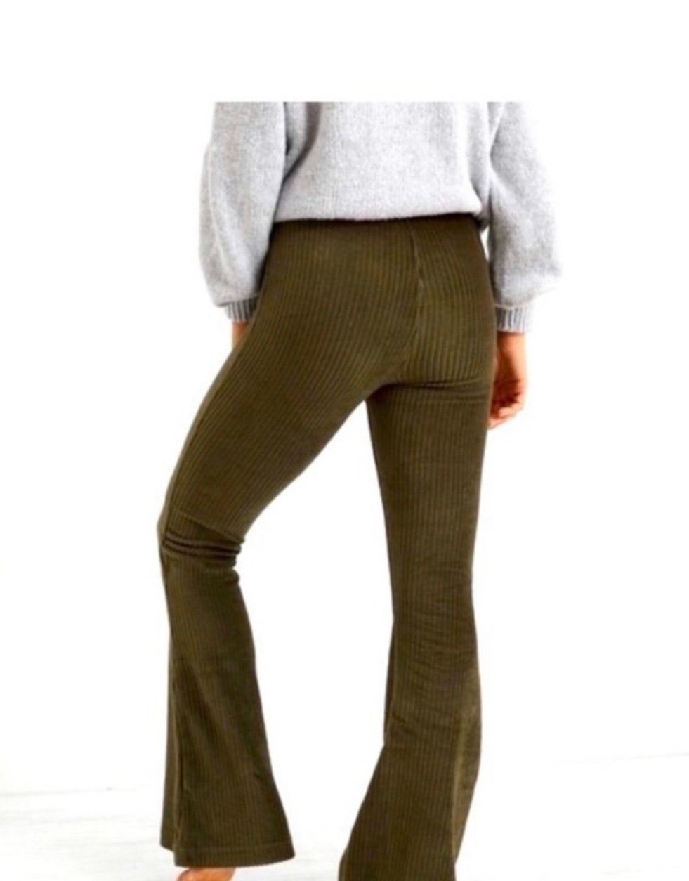 Aerie flare leg velour leggings XS