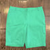 Talbots green chino shorts size 14