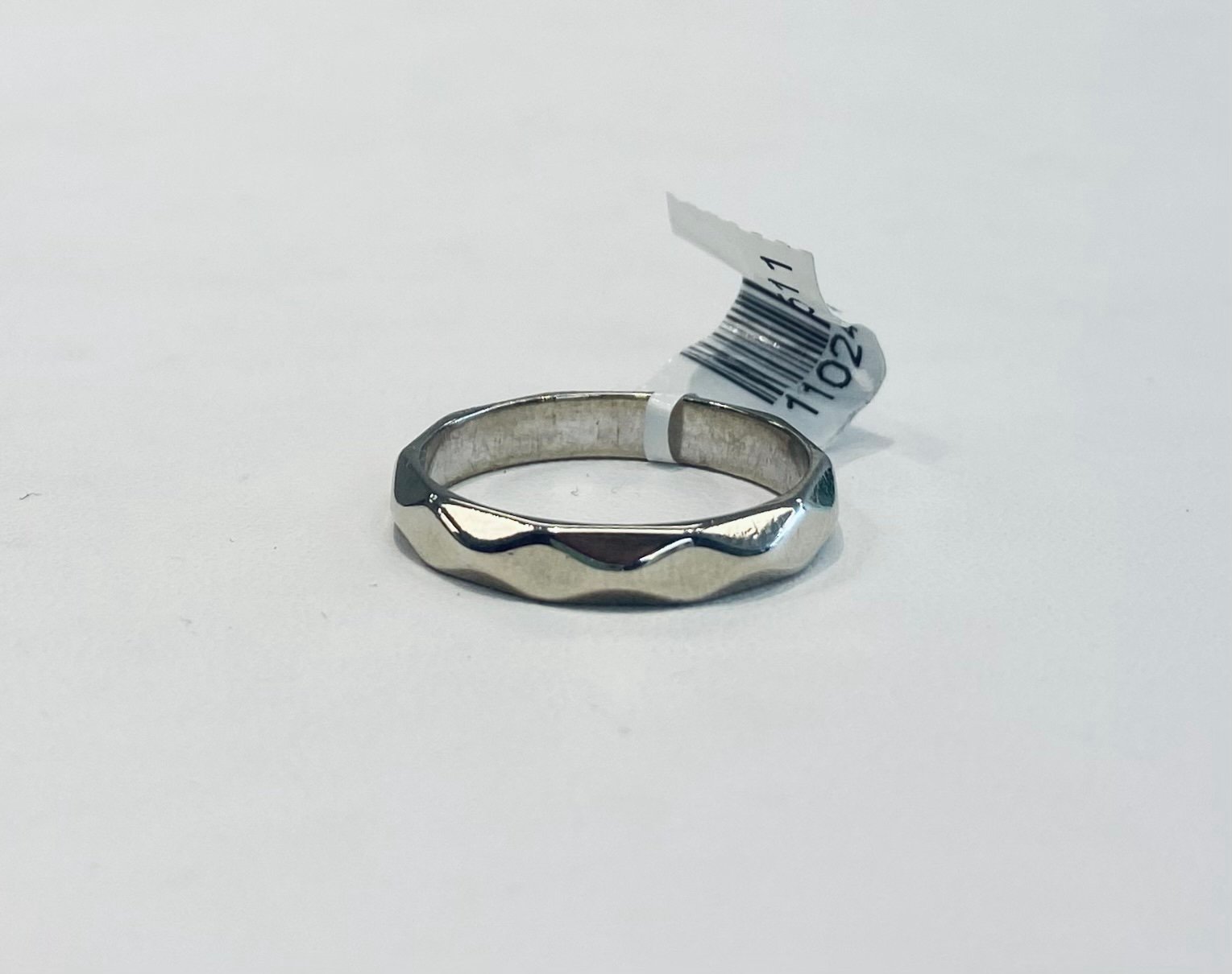 Textured Rhombus Ring gold 14k