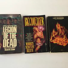 Horror Book Lot of 3 Legion of the Dead, Bloodletter & Hell Born