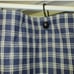 Country Primitive Navy Blue Plaid Homespun Shower Curtain Handmade Bath Decor