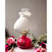 Vintage LampLight Farms Oil Lamp Red body With White Hobnail Shade
