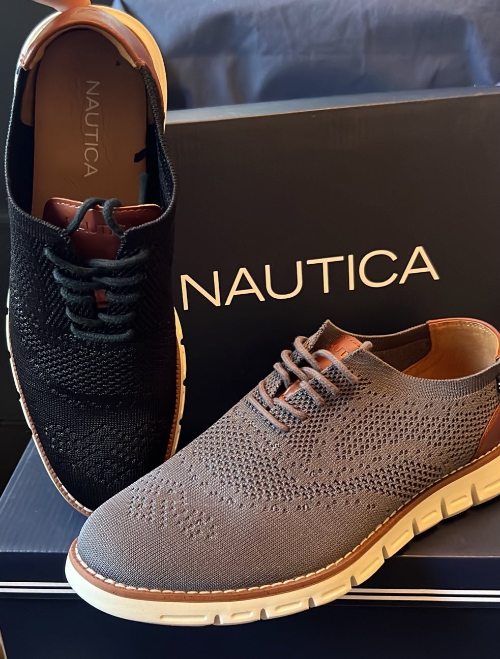Nautica leather shoes sale