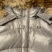 FRED PERRY Grey Down Jacket with Removable Fur, Size M