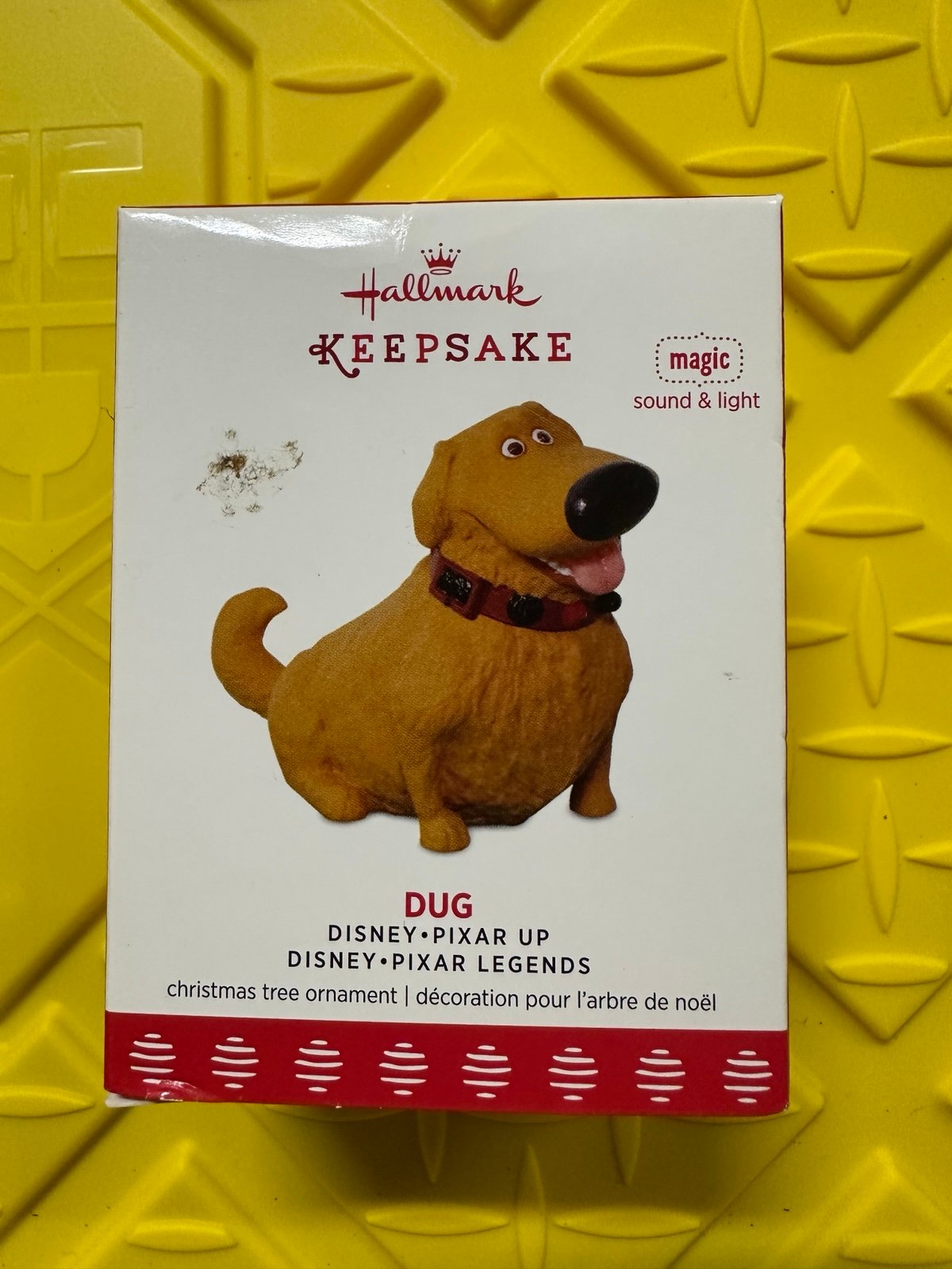 Hallmark Keepsake Pixar Up Dug Ornament Light & Sound 2017