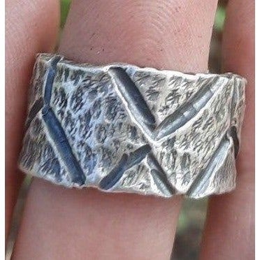 Men's Vintage Sterling silver ring Band size 9