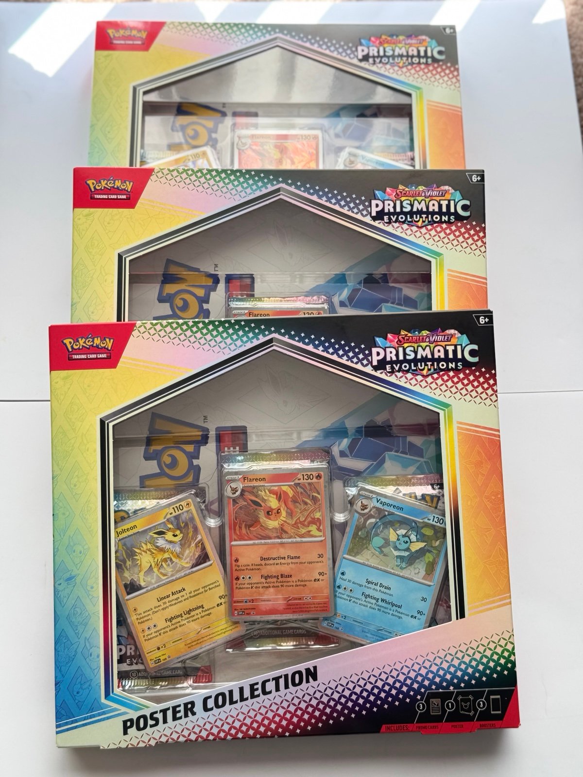 Pokemon - Scarlet & Violet Prismatic Evolution - Poster Collection x 3