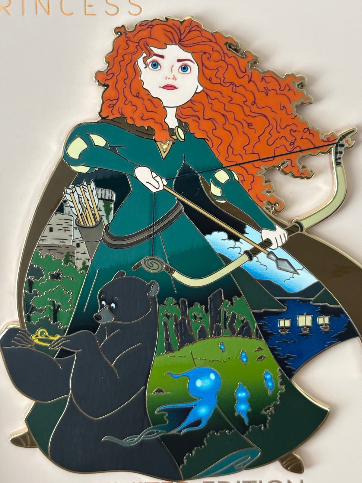 Disney D23 WDI Brave Merida Dress Pin LE400
