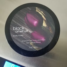 Bath and body Works Signature collection Black Amethyst body butter 7 oz.