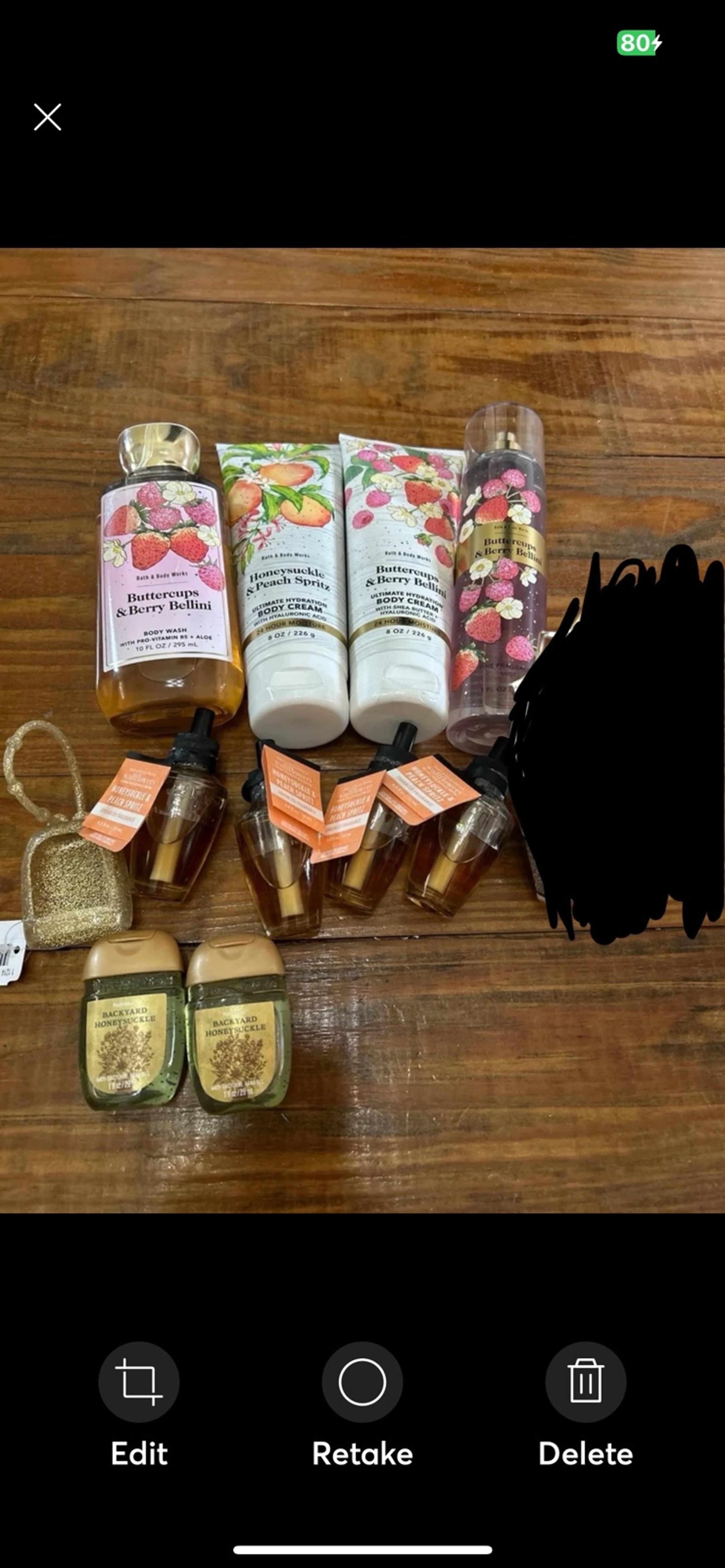 BBW Honeysuckle Peach Spritz and Buttercups Berry Bellini bundle