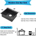 18 x 18 Drop In Bar Small Kitchen Sink Topmount Heavy-Duty Stainless Steel