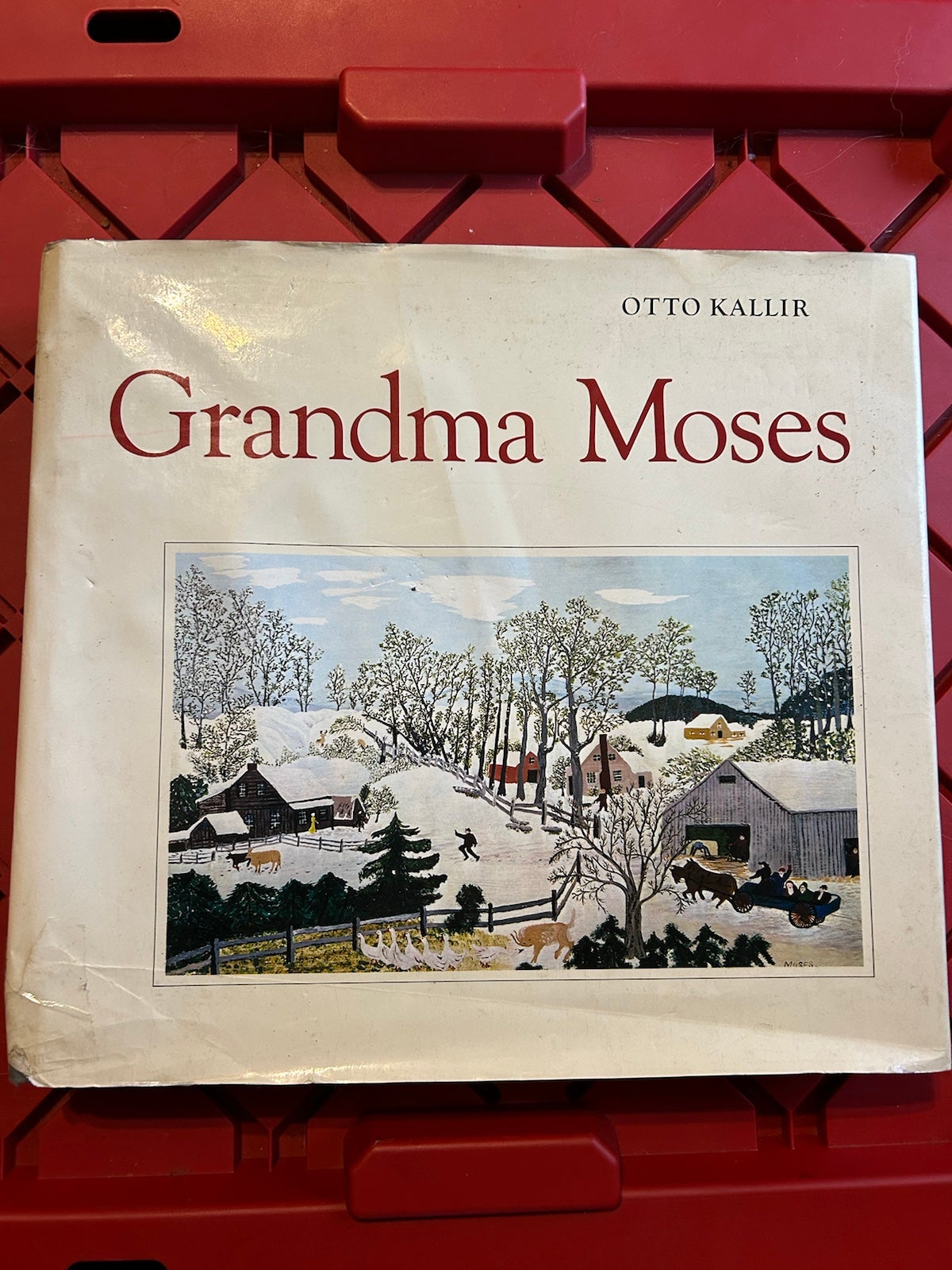 Grandma Moses by Otto Kallir Large Art Book Illustrated 1984