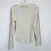 J. Crew Premium Rib Turtleneck Long Sleeve Whipstitch Trim Natural Beige S NWT