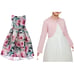 Girl’s Floral Dress and Cardigan Bundle