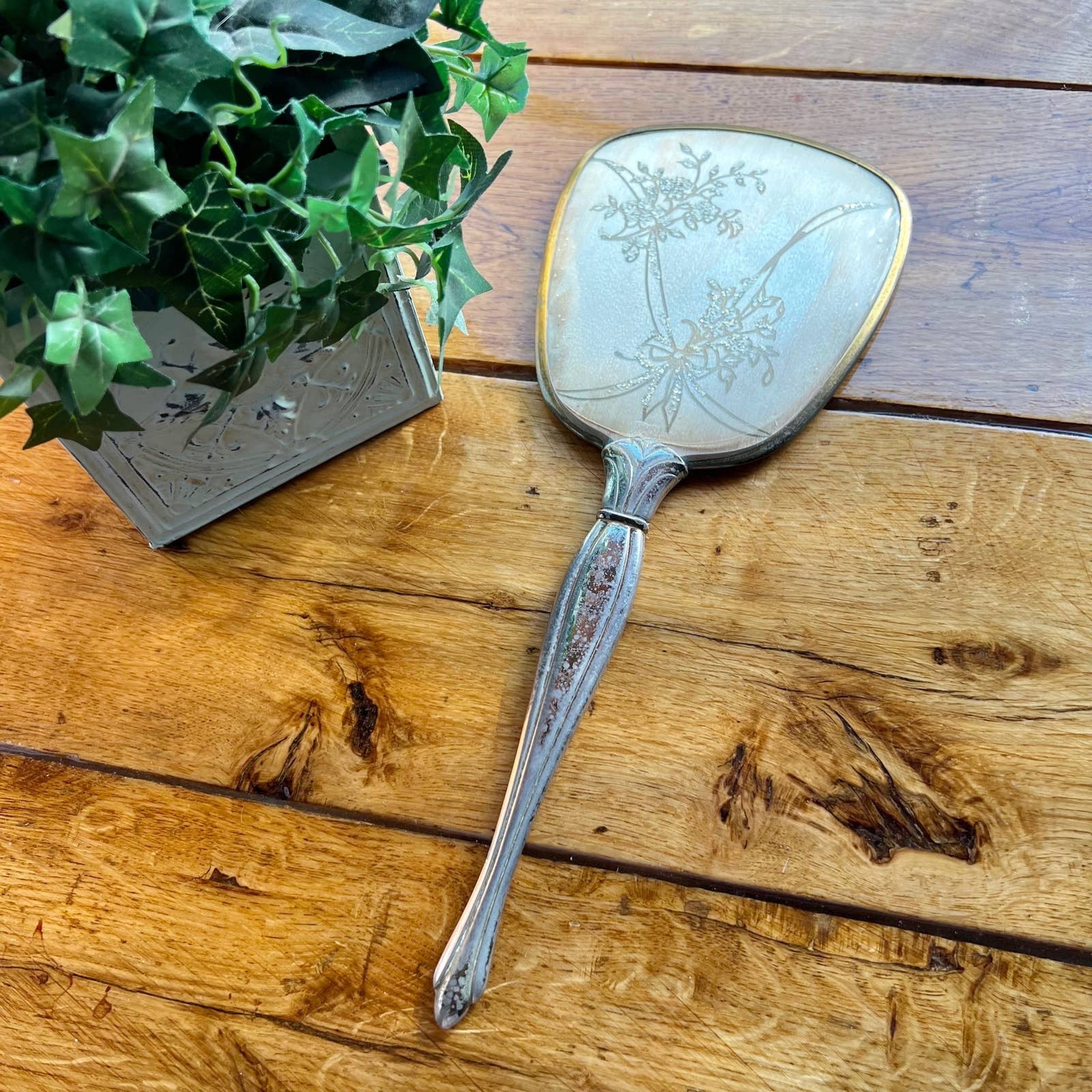Vintage 1950’s Hand Mirror