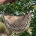 Y2k Coach Signature hobo shoulder bag