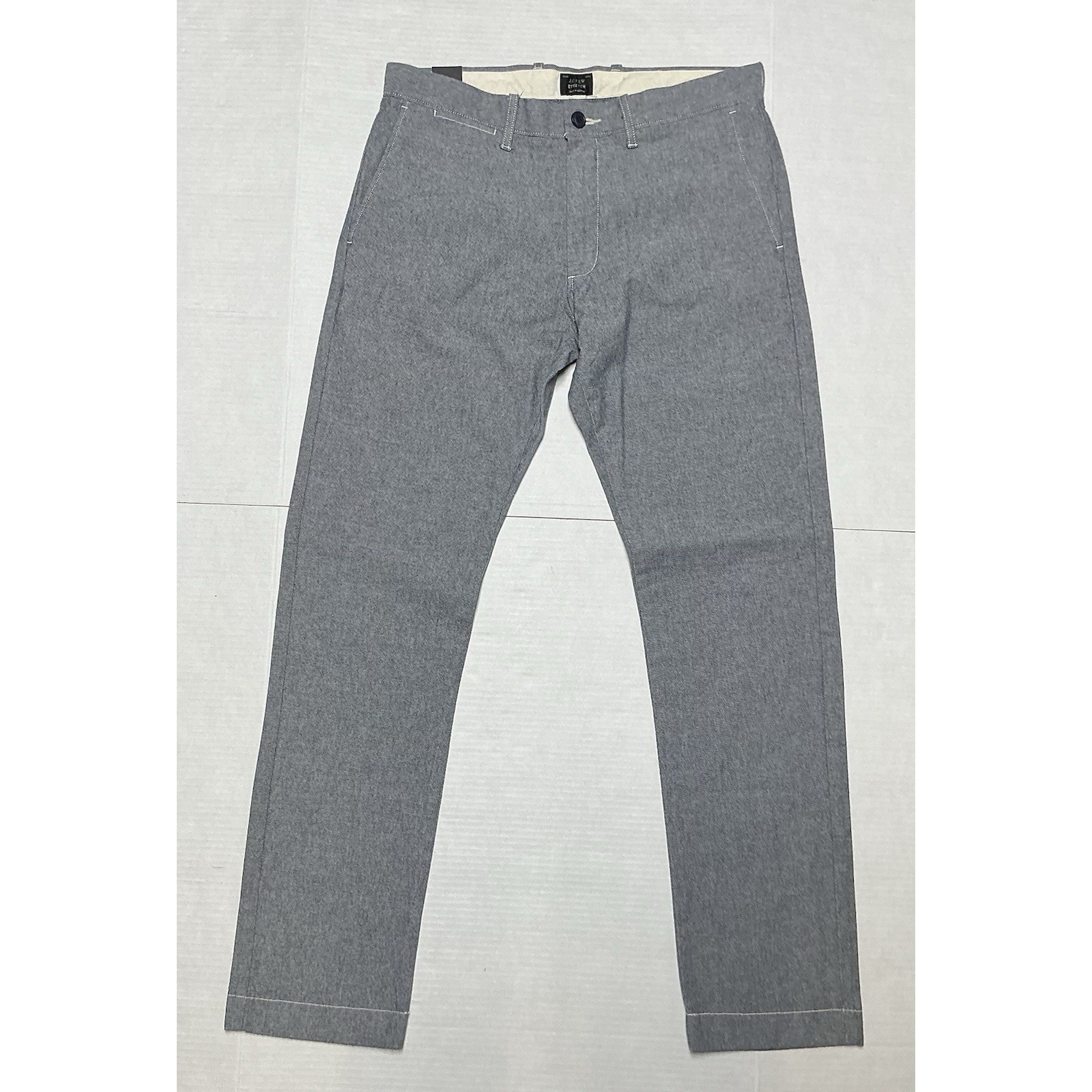 NWT J. Crew 484 Slim Fit Tech Pants Stretch - Men's 30x30 ~ 98.00 Gray New