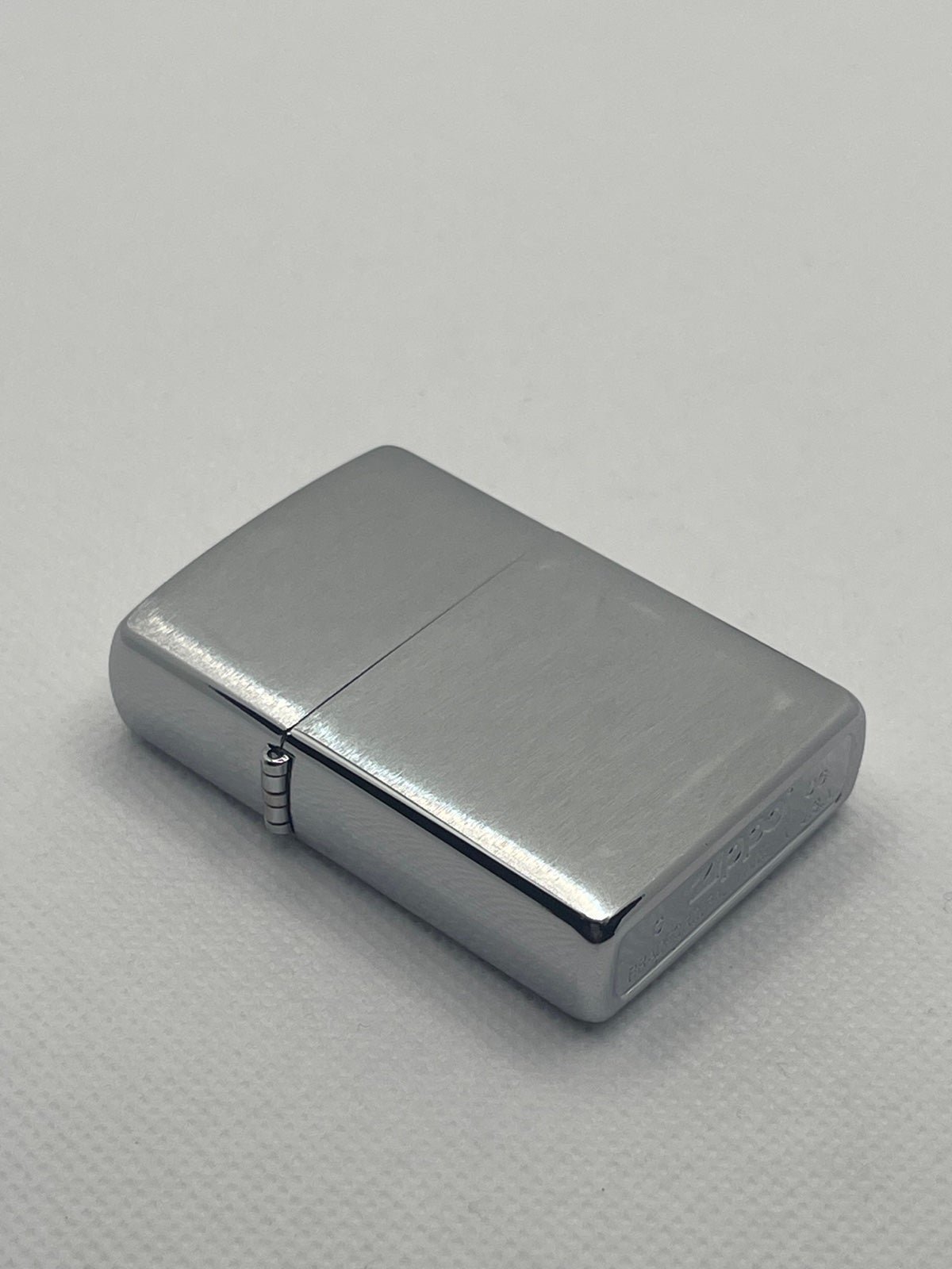 Vintage Silver Brush Zippo Lighter_Extremely GOOD_Very NICE_ Extremely sturdy❤️