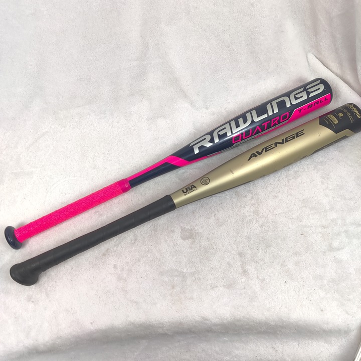 Tee ball lot Rawlings Quatro tb8qd Avenge l166g