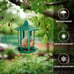 Birdream 2 Pack Bird Feeders for Outside, Pagoda Design Fun Installatio Bird Fee