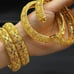 ANIID Bangle For Women Indian Jewelry Dubai 24K Gold Plated Luxury Brand African