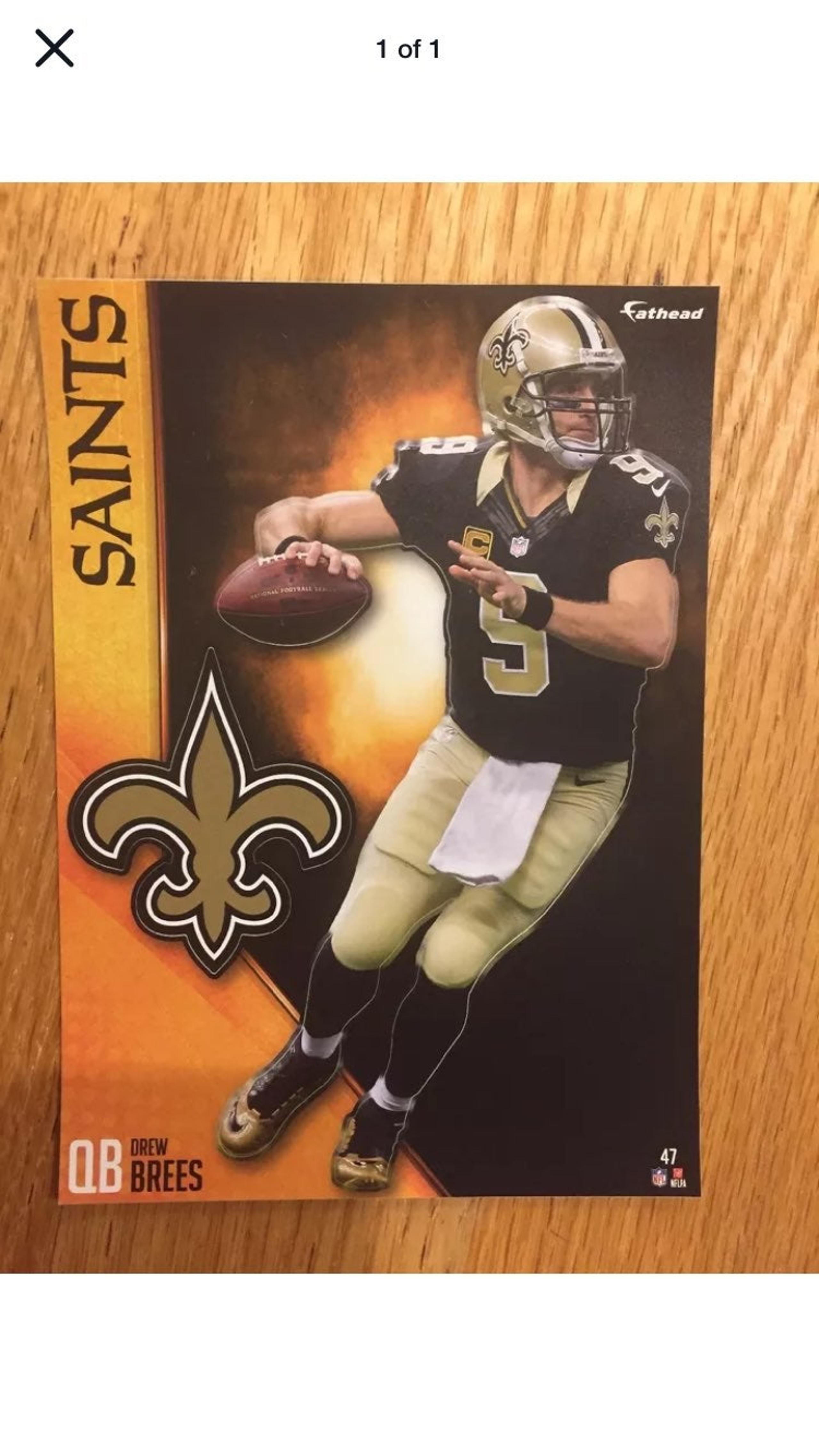 Drew Brees Fathead Tradeables