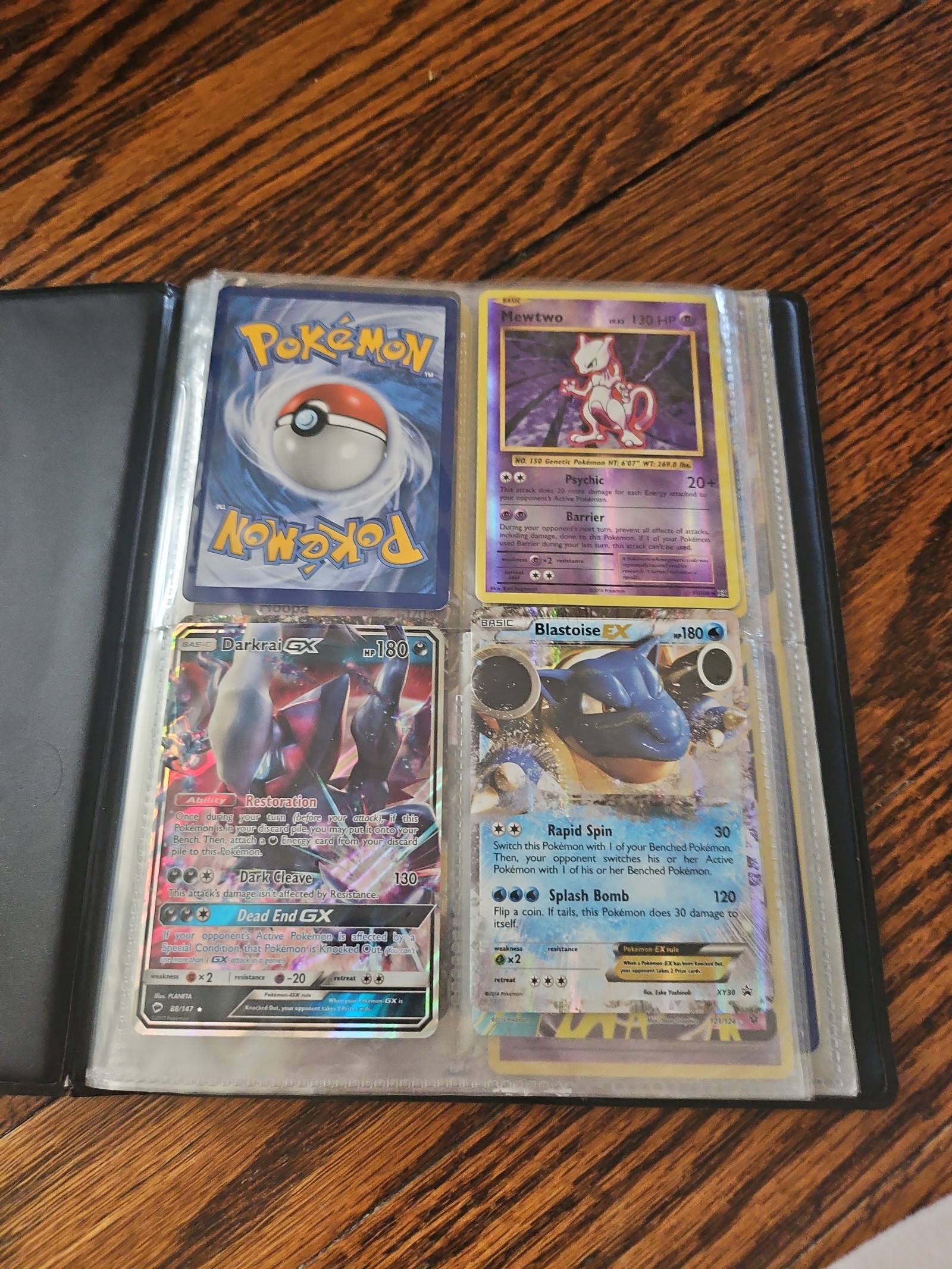 Rare Pokemon cards binder