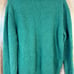 Vintage LL Bean Mens Sweater Large Wool Shetland Green V-Neck Cardigan Pullover
