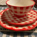 Retired Pioneer Woman Charming Check 4 place setting