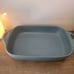 Corning Ware Creations Denim Blue Stoneware 9 x 13 Rectangle Roaster Baking Pan