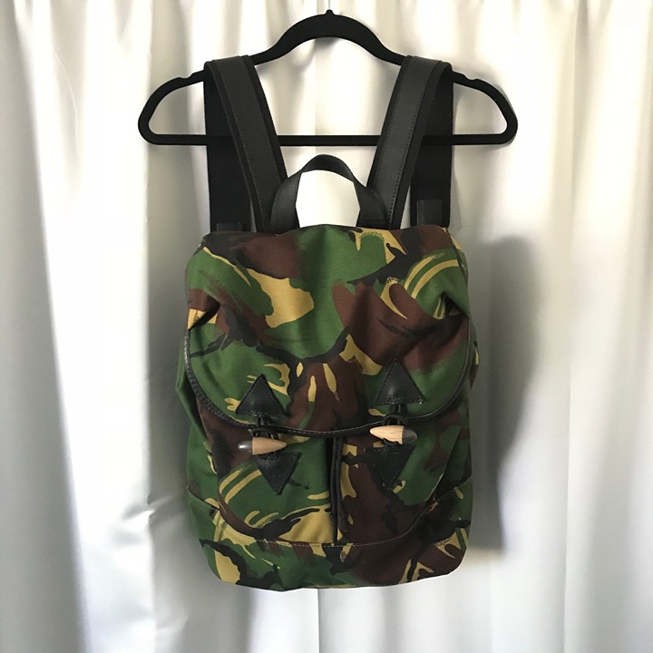 575 John Chapman Canvas & Leather Camo Backpack