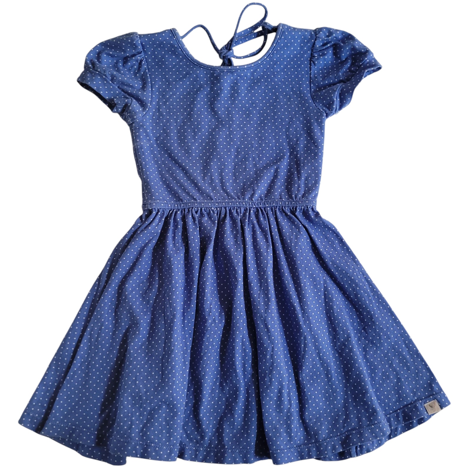 Omi Jo by Well Dressed Wolf Blue Polk-A-Dot Dress