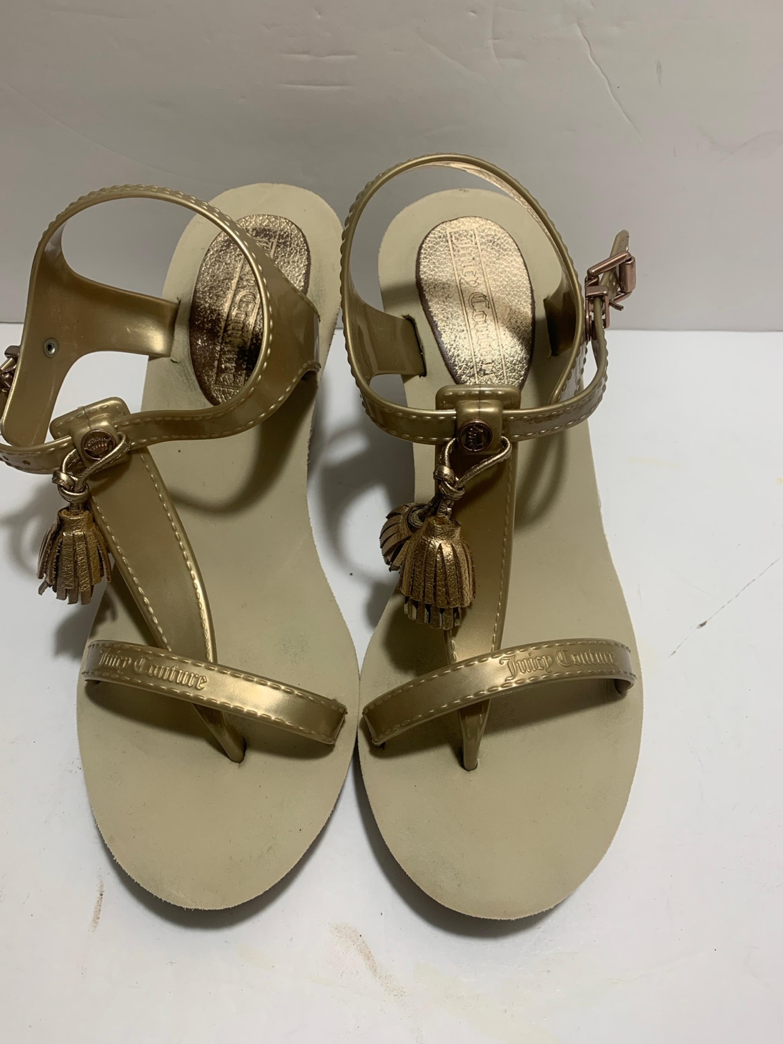 Juicy couture rubber wedge women’s sandals
