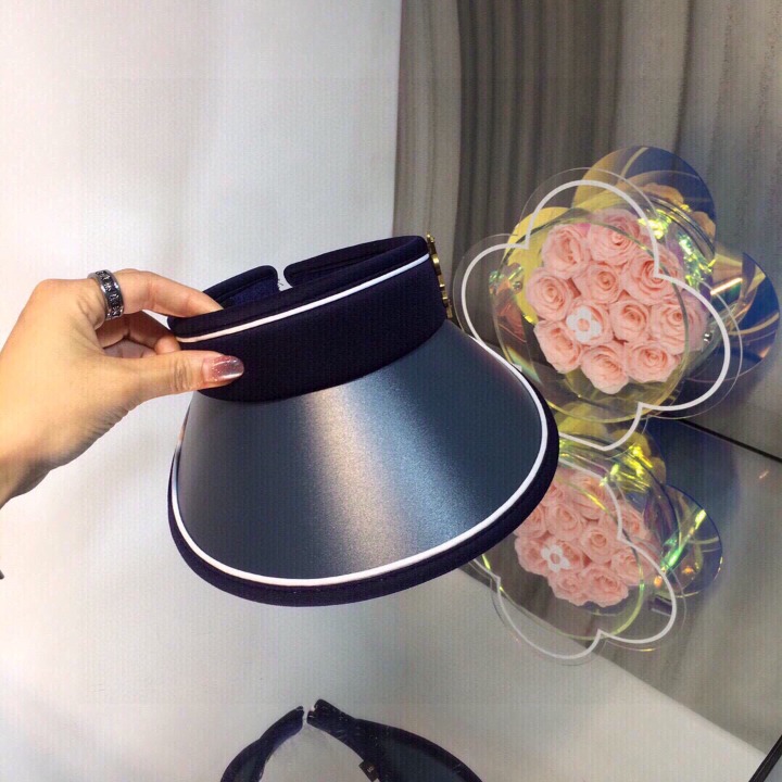 Saint Laurent sunshade empty top hat