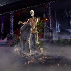 NEW 2023 Home Accents Holiday 3 Ft LED Mini Skeleton (Home Depot) 36 inches