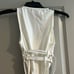 Maniere de Voir Belted white high leg bodysuit