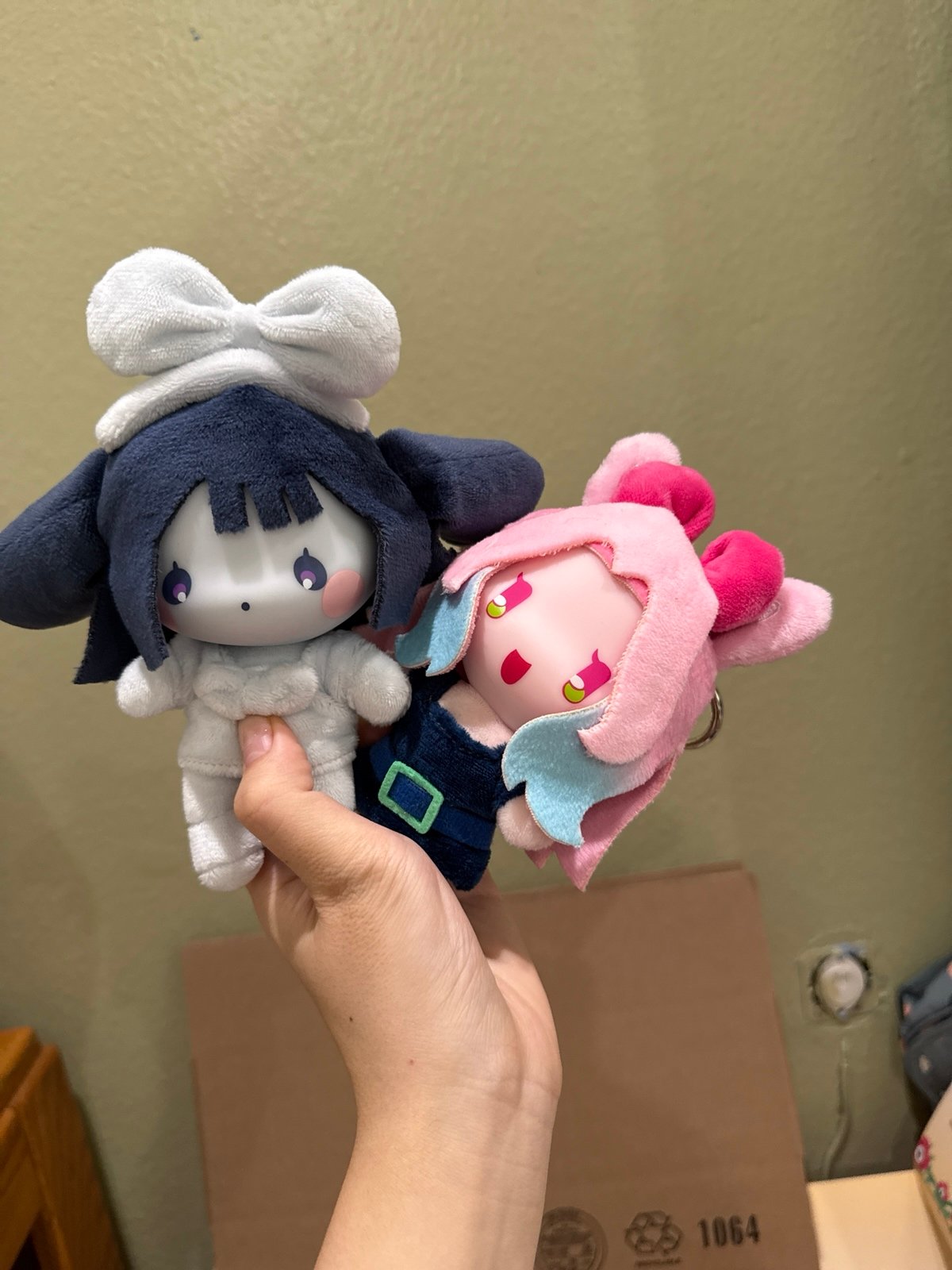 Mizi + sua bunny lovers set plush keychain / READ DESCRIPTION