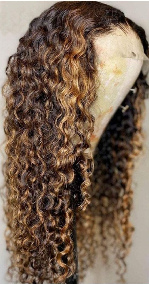 human hair lace front wig