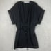 Iro Womens 38 (M) Punk Black Danube Oversized Mini Dress Rocker Glam Baddie