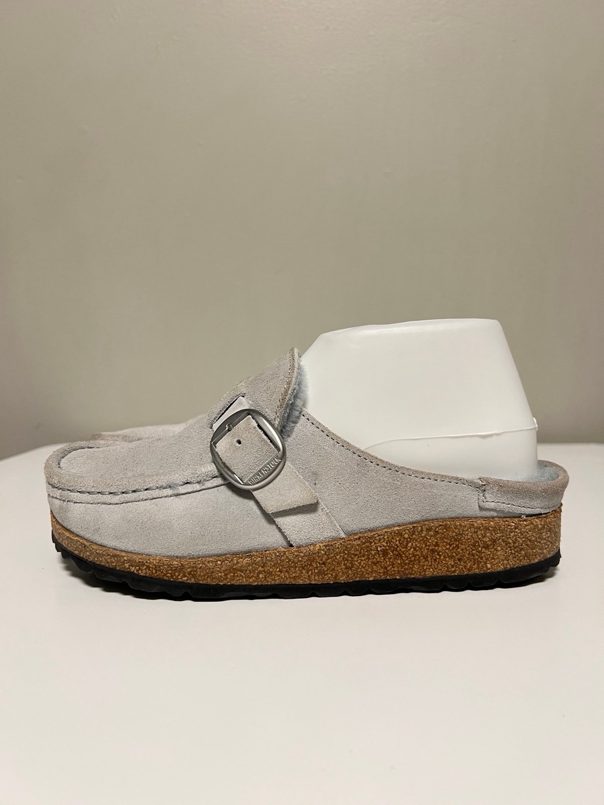 Birkenstock Buckley Shearling Dusty Teal Suede EU 36 US 5-5.5 Medium/Narrow